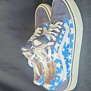 Vans Era Stars Low Sneakers Men's Size 8.5 or Women's Size 10 Blue White